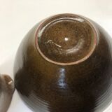 Maredsous ceramic pitcher and bowls