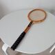 Vintage wooden tennis racket Sidney Robert Haillet