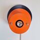 Mid-Century Metal Discus Wall Lamp attributed to Herda, 1960s