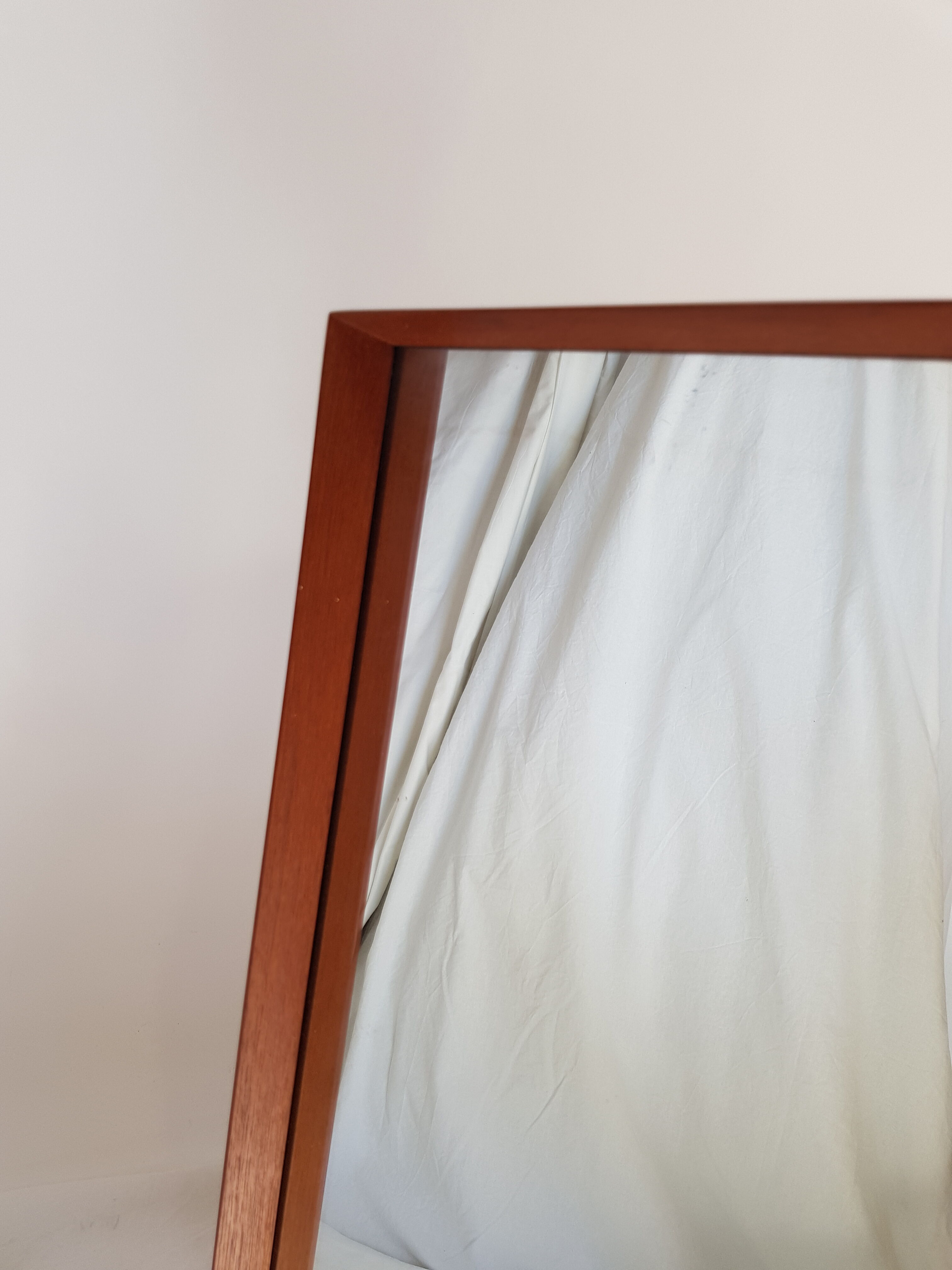 Teak mirror by Aksel Kjersgaard Denmark 1960