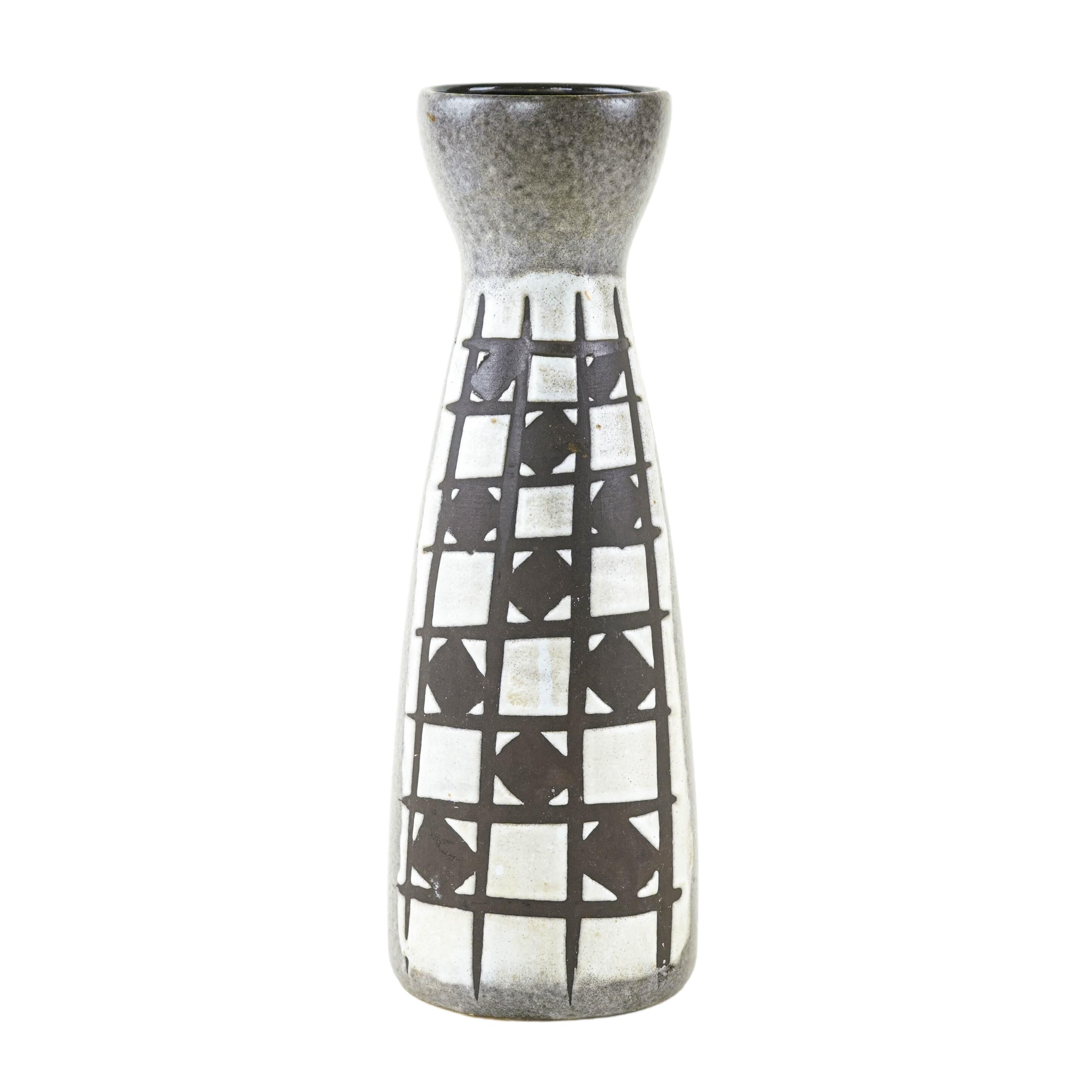 Ceramic vase, German design, 1960s, made in West Germany