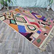Handmade wool rug from Morocco 3 x 2 m