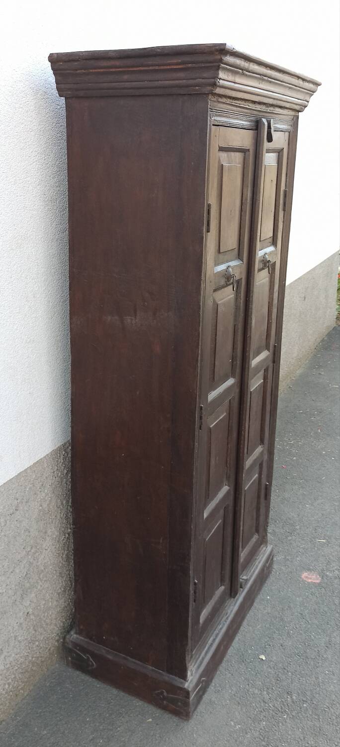Old dark wooden cabinet