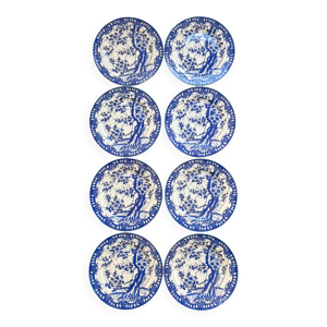 8 Assiettes à dessert - japon