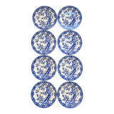 8 dessert plates with Japanese cherry blossom design