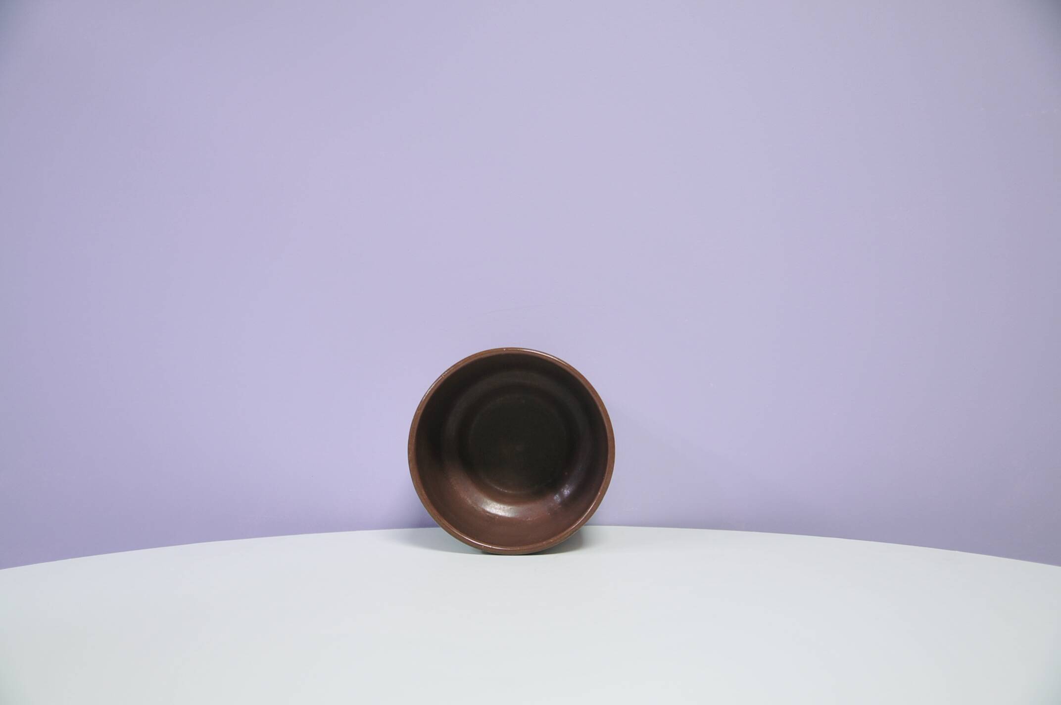 Brown & beige West Germany flower pot