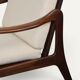 Scandinavian lounge chair in solid teak, 1960s