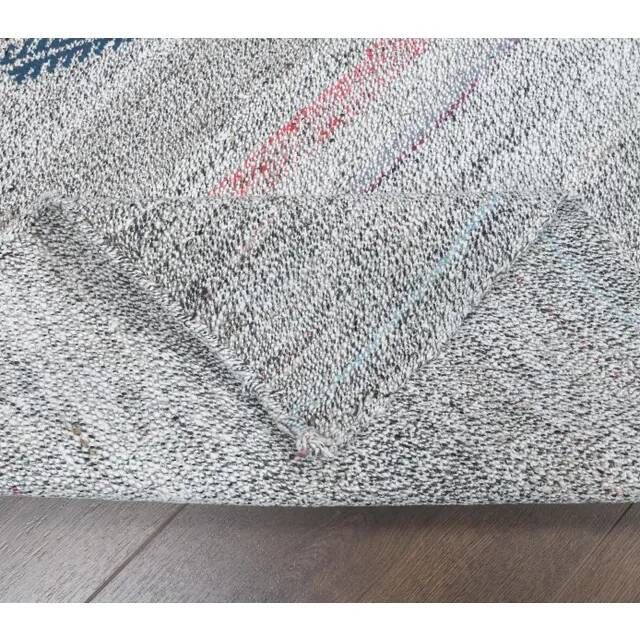 Turkish Vintage Kilim Handwoven Flatweave Wool Rug 70x195