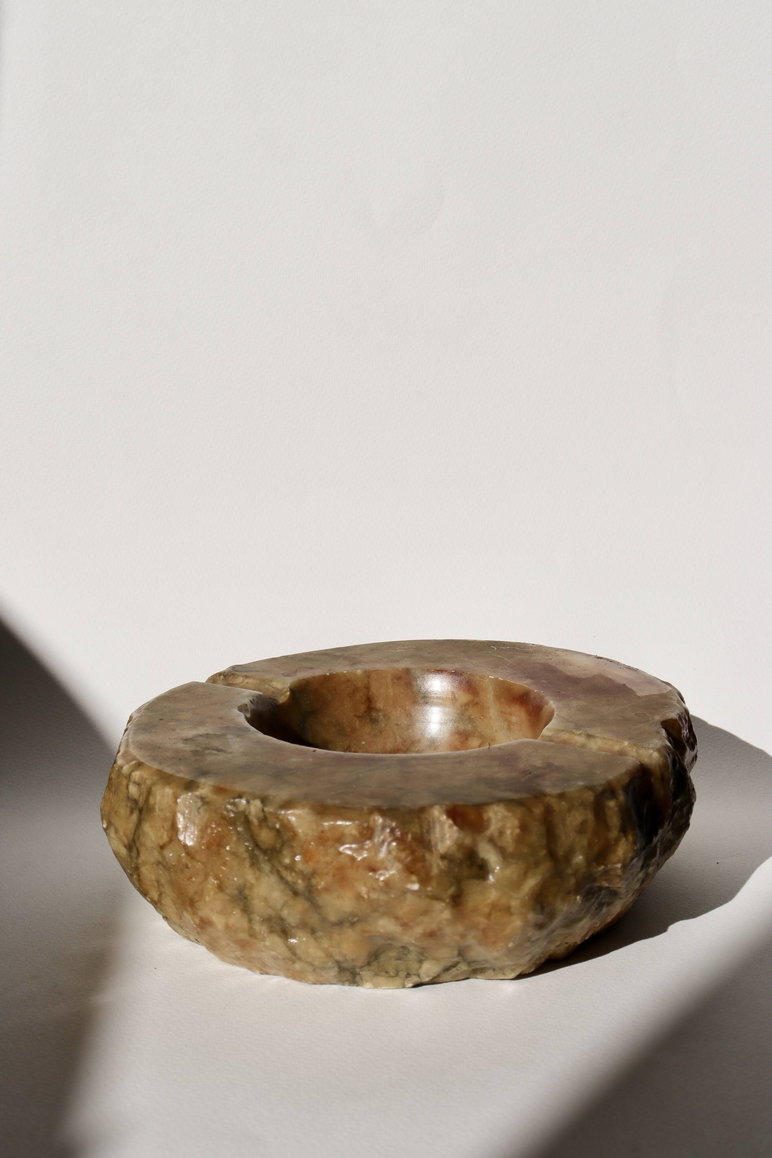 Ashtray in stone