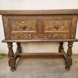 Ethnic carved wooden furniture