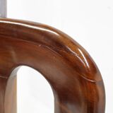 1920s Restored Rare Swivel Barber Beech Chair, Czechoslovakia