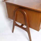 Desk Made In Teak By Svend Aage Madsen  For Sigurd Hansen From 1960s