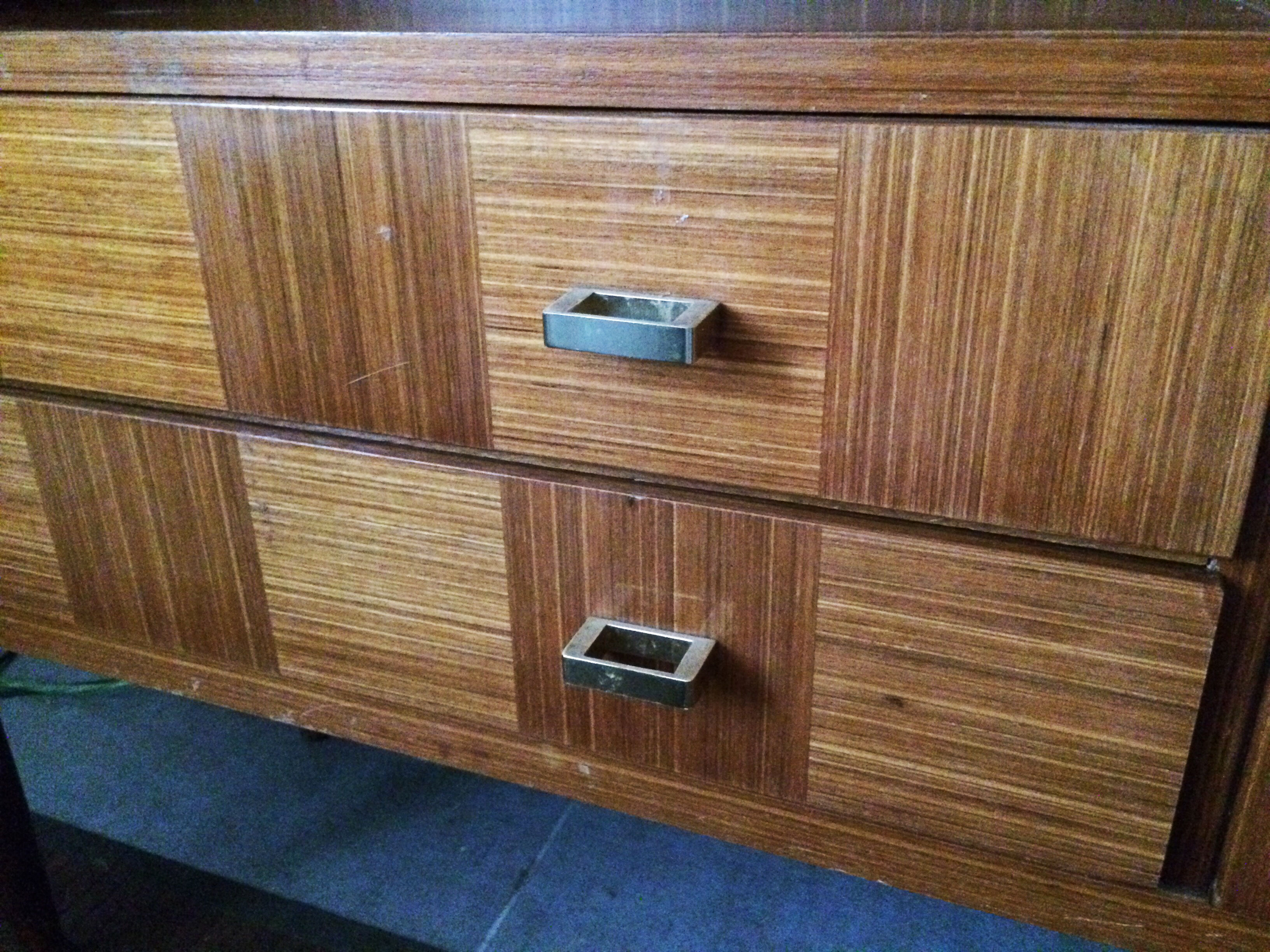 Varnished mahogany buffet 1950/60