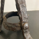 Wrought iron candlesticks