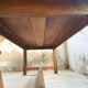 Rustic farmhouse table, solid oak, 2m