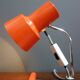 Orange desk lamp by Josef Hurka for Napako 1970