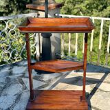 Small Mahogany Empty Pocket Coffee Table, 19th Century