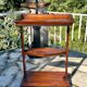 Small Mahogany Empty Pocket Coffee Table, 19th Century