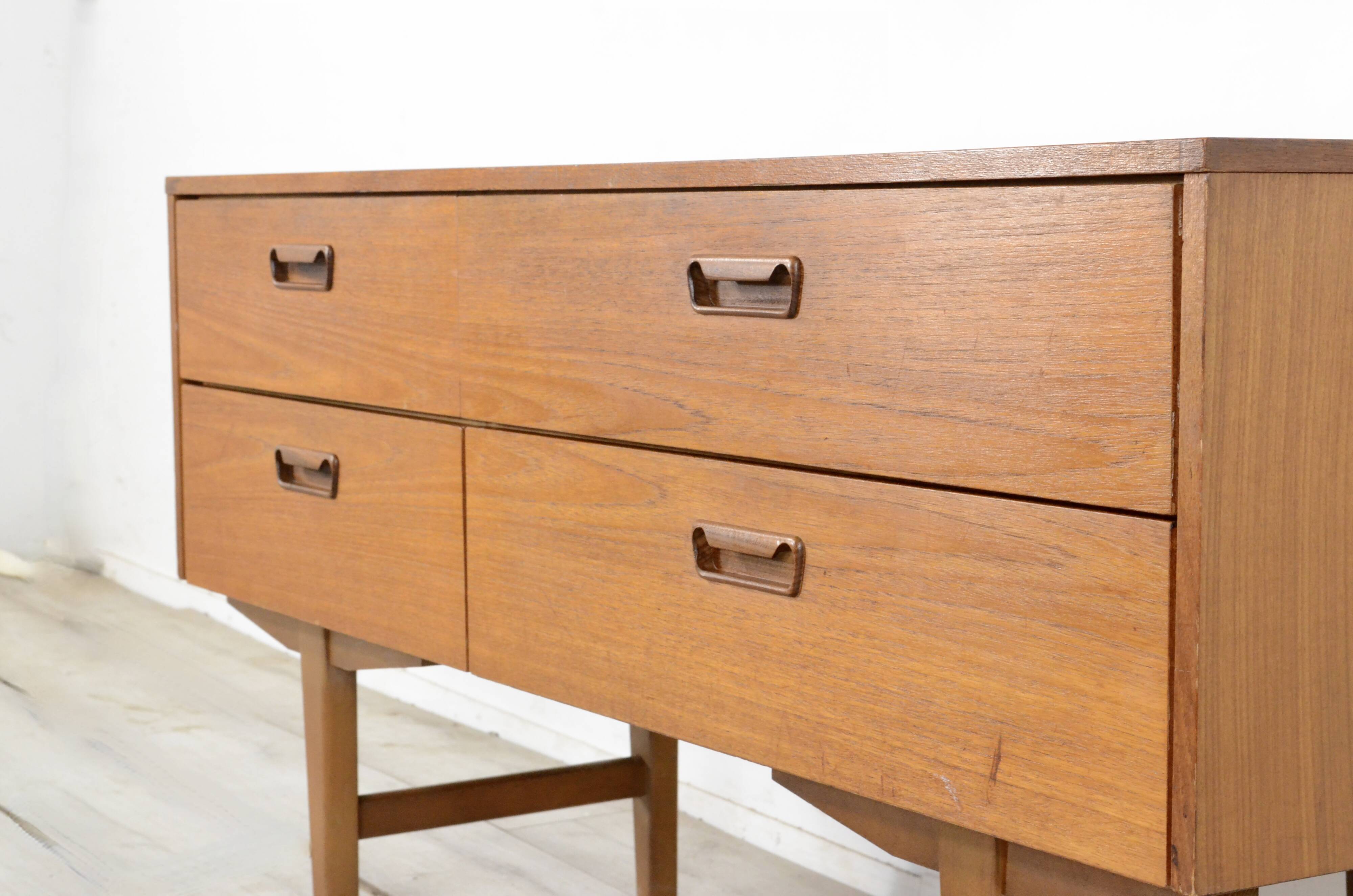 Midcentury Teak Sideboard / Dresser. Vintage Modern / Retro / Scandinavian.
