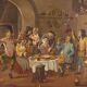 Table "Twelfth Night the King Drinks" copy after David Teniers "800"