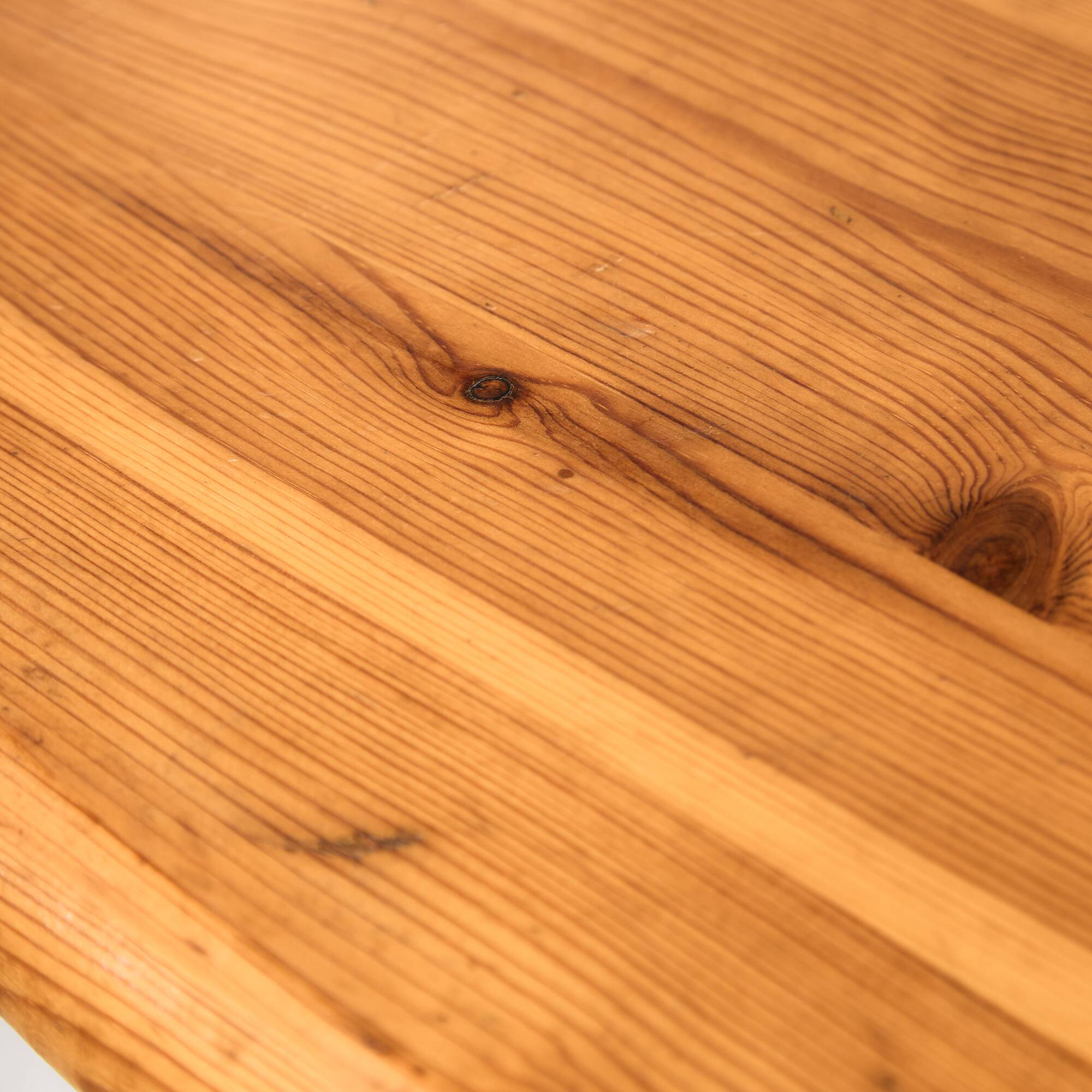 Pine dining set by Rainer Daumiller, Set of 7