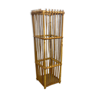 Rattan bread hutch