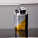 Brutalist lighter by Leopold, Bronze and aluminum, 1970, Spain