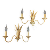 2 or 3 Charles Palmier bronze wall sconces