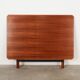 Folding teak table, Italian design, 1970s, made in Italy