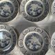 6 large Old Chelsea Furnivals dinner plates