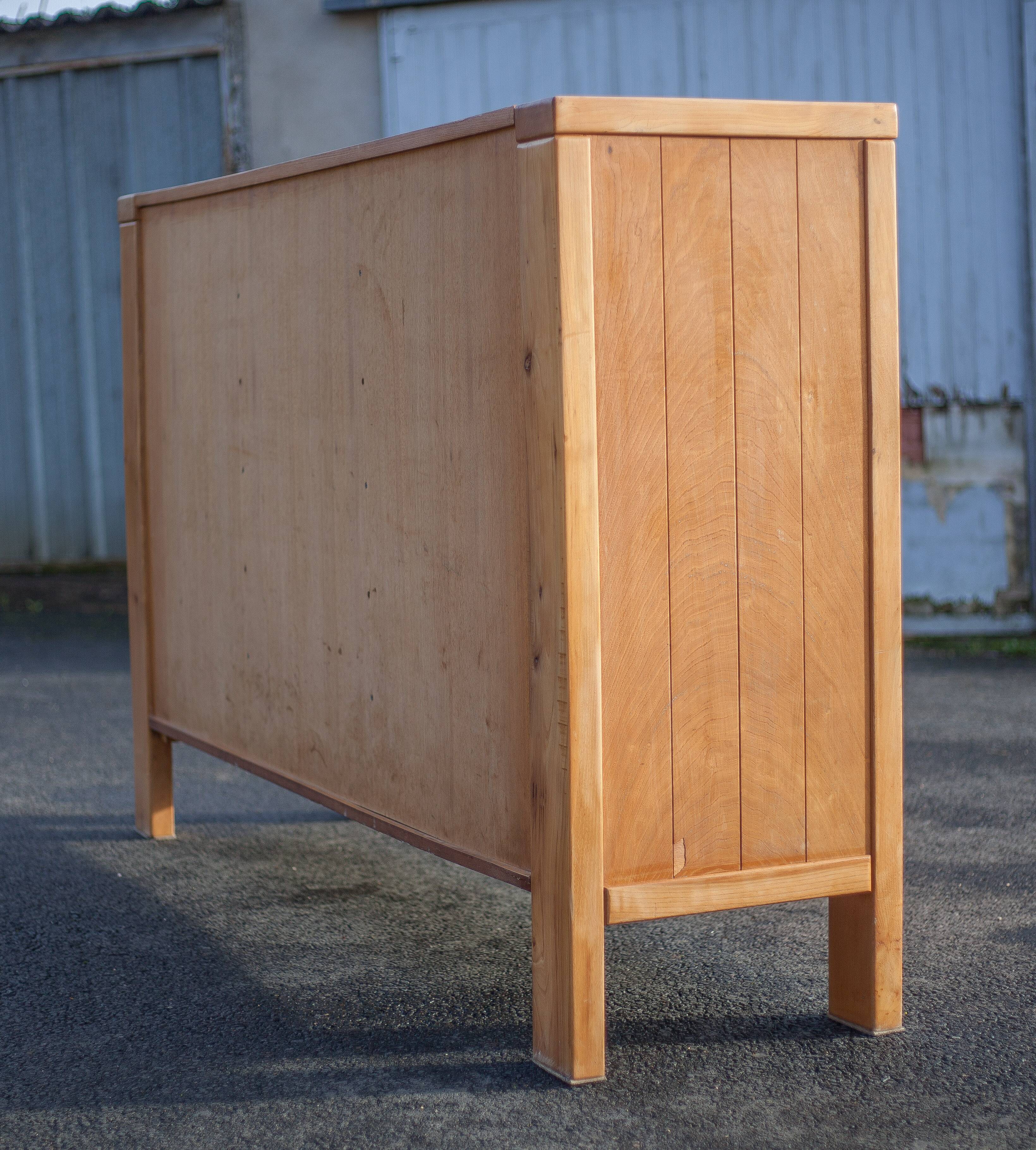 Solid wood sideboard from Regain, wooden storage unit, living room furniture, vintage furniture