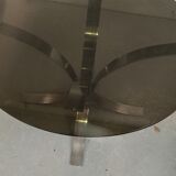 Round panel chrome smoked glass 70 years