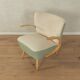 Wonderful armchair in two-tone look from the 1950s