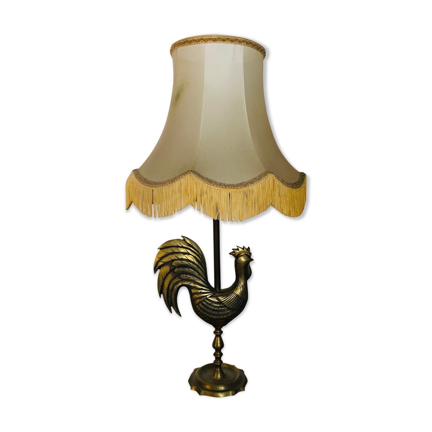 Golden bronze lamp