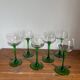 6 stemmed glasses