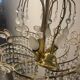 1980s chandelier with pendants