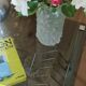 Side table / end table for storing vintage vinyl records – 1970s