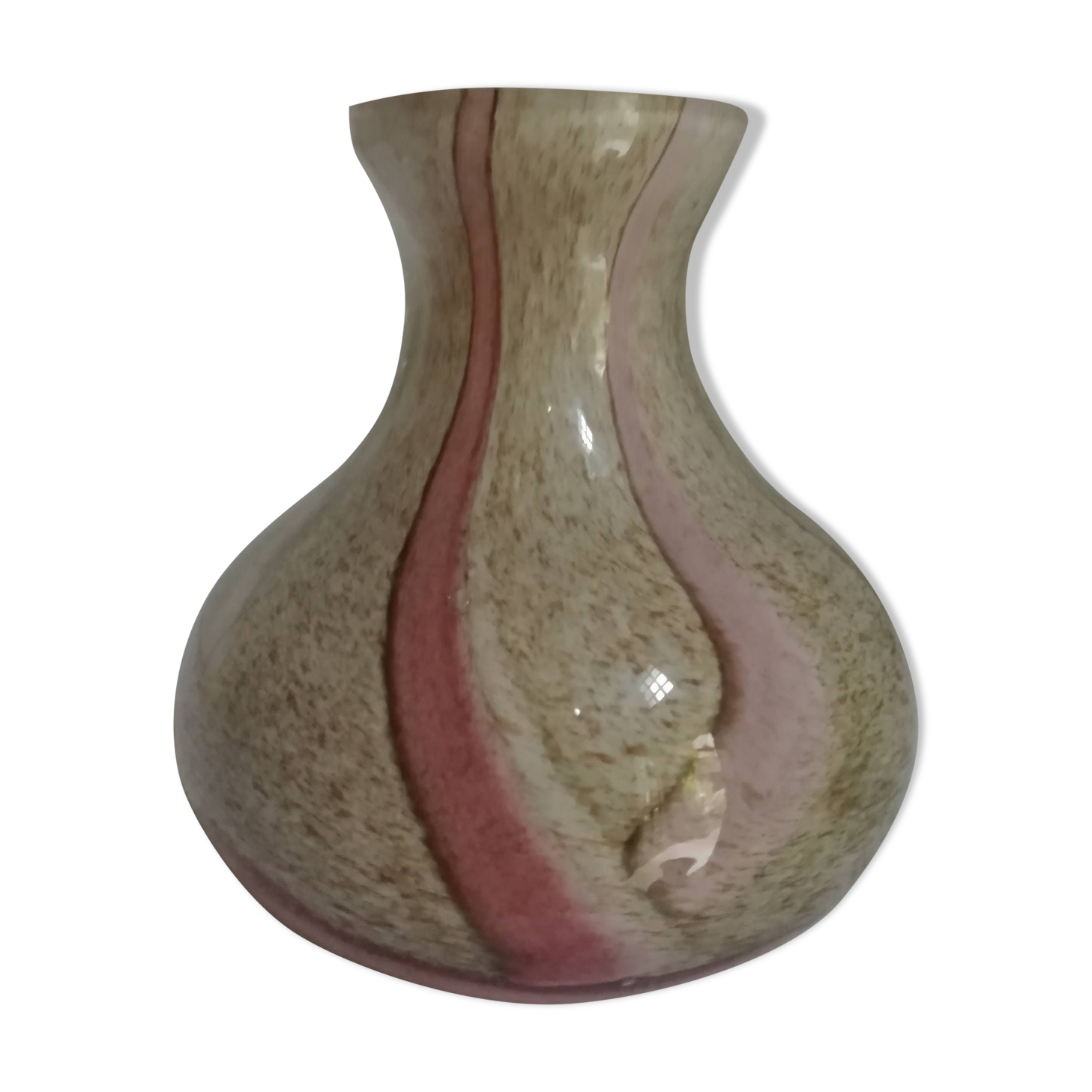 Blown glass vase la rochère