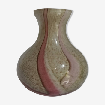 Vase en verre soufflé la rochère