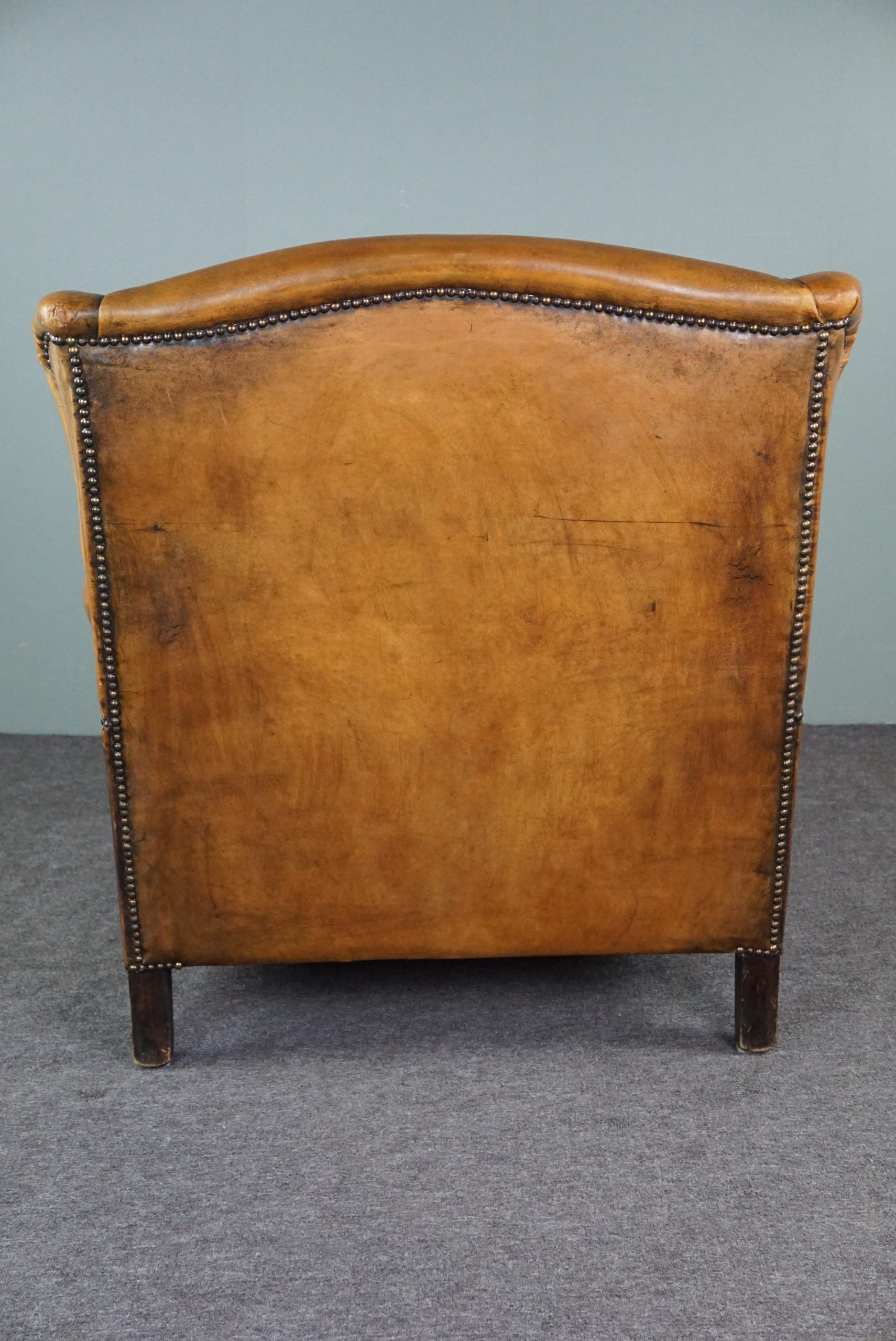 Sheepskin armchair