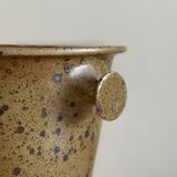 Pyrite stoneware ice bucket 1970