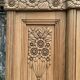 Parisian Art Deco style wardrobe in solid raw oak, 1950