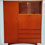 Scandinavian wardrobe, Scandinavian secretary, storage furniture.