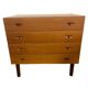 Scandinavian teak chest of drawers from the 1970s.