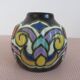 Art Deco ceramic vase from Montoise Bergen, 1920s-1930s.