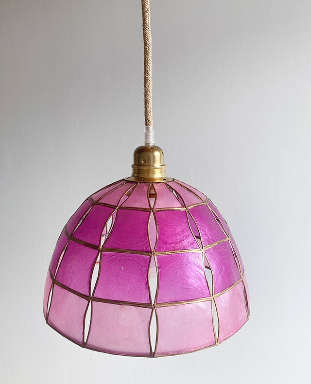 Suspension capiz violine