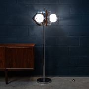 20thc italian floor lamp in the manner of gaetano sciolari, venice c.1970