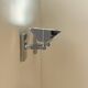 Pair of vintage adjustable wall lights, chrome-plated metal, France, 1970