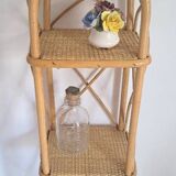 Bamboo wall shelf