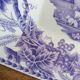 plate or dish with purple and mauve decoration